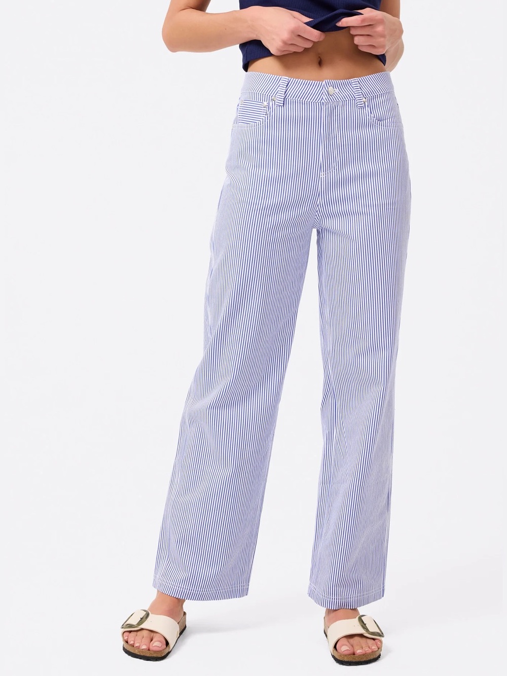 TEREZ (XXS) TWILL PANT IN ELECTRIC BLUE STRIPE - Like new! 🌟